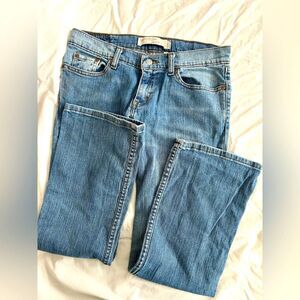 Levi's Y2K Superlow Rise Light Blue Faded Bootcut Jeans Size 9 Short